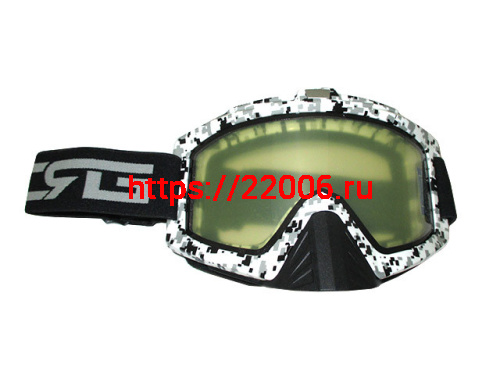 Очки 815-67 оправа бело черная с защитой носа,линза прозрачная двойная Очки 815-67 оправа бело черная с защитой носа,линза прозрачная двойная