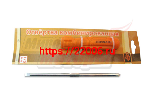 Отвертка переставная 170мм (Техмаш 10449-ТМ) Ph2-Sl6мм Отвертка переставная 170мм (Техмаш 10449-ТМ) Ph2-Sl6мм