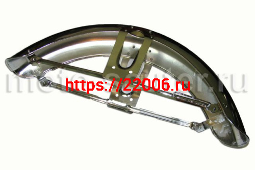 Крыло Альфа переднее хром Крыло Альфа переднее хром