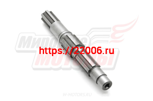 Вал вторичный КПП CG200/250 L165мм трицикл фото 3