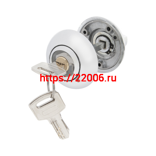 Ручка поворотная Ajax (Аякс) с фиксацией ключом BK6.FIX.JR CP-8 хром Ручка поворотная Ajax (Аякс) с фиксацией ключом BK6.FIX.JR CP-8 хром