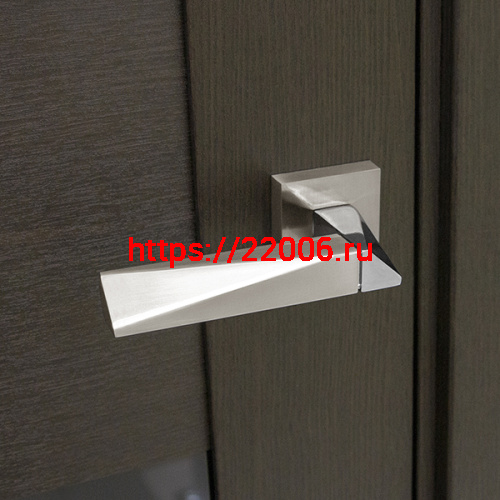 Ручка Fuaro (Фуаро) раздельная K.DM51.DIAMOND (DIAMOND DM) SN/CP-3 матовый никель/хром фото 2 Ручка Fuaro (Фуаро) раздельная K.DM51.DIAMOND (DIAMOND DM) SN/CP-3 матовый никель/хром фото 2