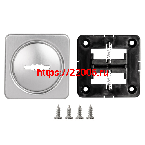 Накладка Fuaro (Фуаро) на сувальдный замок ESC.S-auto.MSC/K.62 с авт.шторками SSC-16 сатинированный хром (1шт.) фото 2 Накладка Fuaro (Фуаро) на сувальдный замок ESC.S-auto.MSC/K.62 с авт.шторками SSC-16 сатинированный хром (1шт.) фото 2