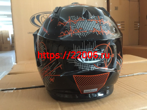 Шлем открытый 3/4 COBRA JK521, белый с серым(3), черный с графикой(2), размеры M фото 5 Шлем открытый 3/4 COBRA JK521, белый с серым(3), черный с графикой(2), размеры M фото 5