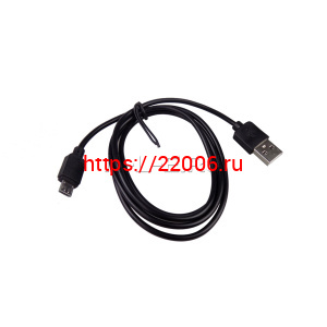 Дата-кабель USB micro-B – USB2.0, 1м, черный, S040 Дата-кабель USB micro-B – USB2.0, 1м, черный, S040