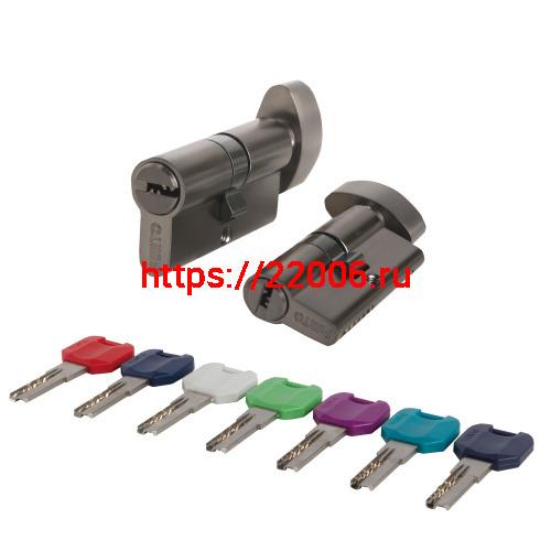 Цилиндровый Punto (Пунто) механизм MaxPro7002Knob52mm(21+10+21) GR графит 7key с вертушкой Цилиндровый Punto (Пунто) механизм MaxPro7002Knob52mm(21+10+21) GR графит 7key с вертушкой