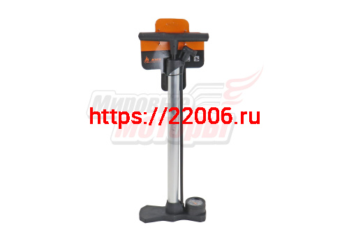 Насос вело (алюм) "KMS" ручной с манометром