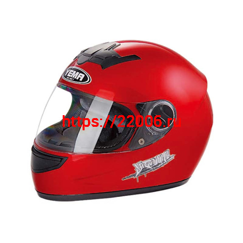 Мотошлем YM-823 красный (L) Мотошлем YM-823 красный (L)