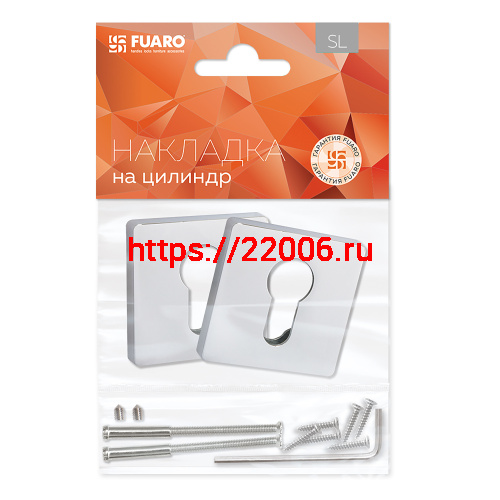 Накладка Fuaro (Фуаро) под цилиндр ET.K.SL52 (ET SL) CP-8 хром фото 2 Накладка Fuaro (Фуаро) под цилиндр ET.K.SL52 (ET SL) CP-8 хром фото 2