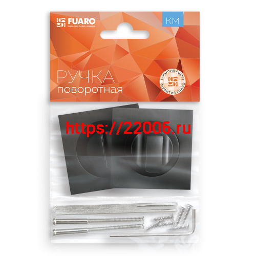 Ручка Fuaro (Фуаро) поворотная BK6.K.KM52 (BK6 KM) BL-24 черный фото 2 Ручка Fuaro (Фуаро) поворотная BK6.K.KM52 (BK6 KM) BL-24 черный фото 2