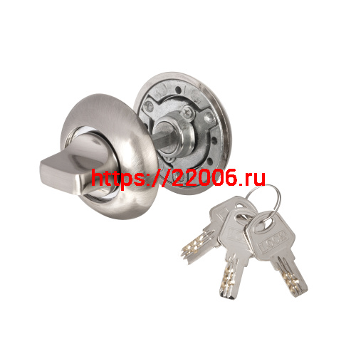 Ручка поворотная Ajax (Аякс) с фиксацией ключом BK6.FIX.JR SN-3 мат.никель фото 4 Ручка поворотная Ajax (Аякс) с фиксацией ключом BK6.FIX.JR SN-3 мат.никель фото 4