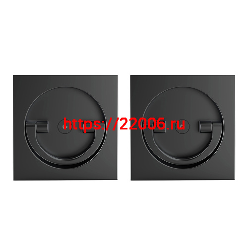 Ручка поворотная Armadillo (Армадилло) для раздвижных дверей SH.QUADRO55.BK8x2 BL-26 черный Ручка поворотная Armadillo (Армадилло) для раздвижных дверей SH.QUADRO55.BK8x2 BL-26 черный