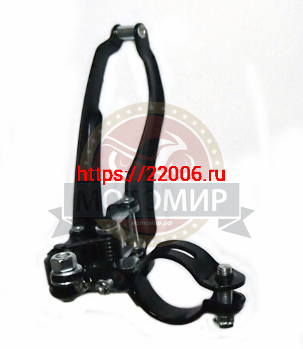 Переключатель передач передний, ниж.тяга, хм.28,6мм, макс.зв. 48Т, черный, сереб. (аналог Shimano) Переключатель передач передний, ниж.тяга, хм.28,6мм, макс.зв. 48Т, черный, сереб. (аналог Shimano)