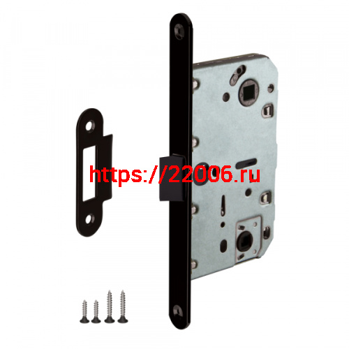 Защелка Punto (Пунто) врезная LM/PL96WC-50/BL BL (черный) Защелка Punto (Пунто) врезная LM/PL96WC-50/BL BL (черный)