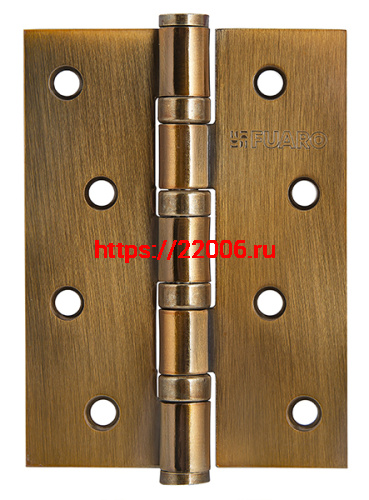 Петля Fuaro (Фуаро) универсальная IN4400U CFB (4BB 100x75x2,5) кофе глянец Петля Fuaro (Фуаро) универсальная IN4400U CFB (4BB 100x75x2,5) кофе глянец