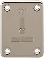 Накладка Cisa (Чиза) на сувальдный замок со шторкой 06.081.01.12 (НИКЕЛЬ) (1шт)