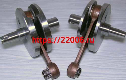 Коленвал Иж Юпитер сепаратор (левый толстый + правый тонкий вал) Коленвал Иж Юпитер сепаратор (левый толстый + правый тонкий вал)