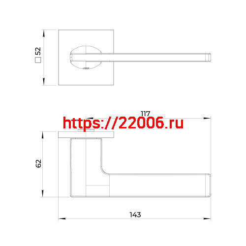 Ручка Ajax (Аякс) раздельная K.JS51.PROMO SSG-39 сатин.золото фото 3 Ручка Ajax (Аякс) раздельная K.JS51.PROMO SSG-39 сатин.золото фото 3