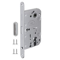 Замок Armadillo (Армадилло) межкомнатный магнитный под цилиндр с ответной планкой GRAVITY G02.190.50.85 MWSC итал тисненый