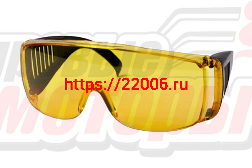 Очки защитные с дужками желтые CHAMPION (С1008) Очки защитные с дужками желтые CHAMPION (С1008)