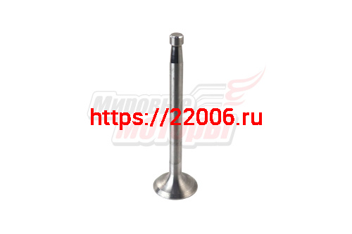 Клапан выпускной двигателя JC180 (L105*D29*d8 мм)