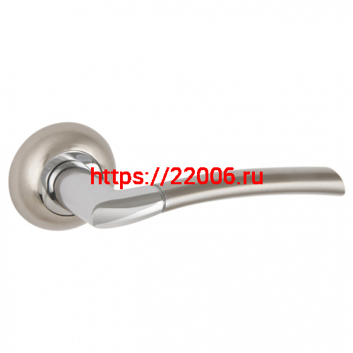 Ручка Punto (Пунто) раздельная R.ZR54.COMETA (COMETA ZR) SN/CP-3 матовый никель/хром Ручка Punto (Пунто) раздельная R.ZR54.COMETA (COMETA ZR) SN/CP-3 матовый никель/хром