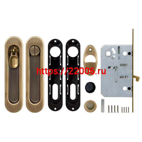 Набор Armadillo (Армадилло) для раздвижных дверей SH.LD152.KIT011-BK (SH011-BK) WAB-11 матовая бронза фото 2 Набор Armadillo (Армадилло) для раздвижных дверей SH.LD152.KIT011-BK (SH011-BK) WAB-11 матовая бронза фото 2