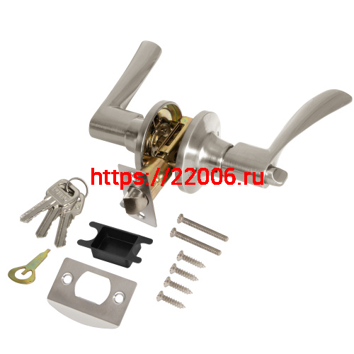 Ручка Punto (Пунто) защелка DK610/BL SN-ET (кл./фик.) мат.никель фото 2