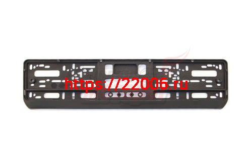 Рамка автомобильного номера (пластик) односоставная,чистая ЧЕРНАЯ (R17-1) Рамка автомобильного номера (пластик) односоставная,чистая ЧЕРНАЯ (R17-1)