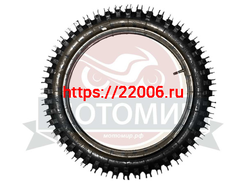 Покрышка 18" 3.25-18 (90/100-18), Л-231, с камерой, кроссовая, Минск, ПетроШина (НАБОР) фото 2