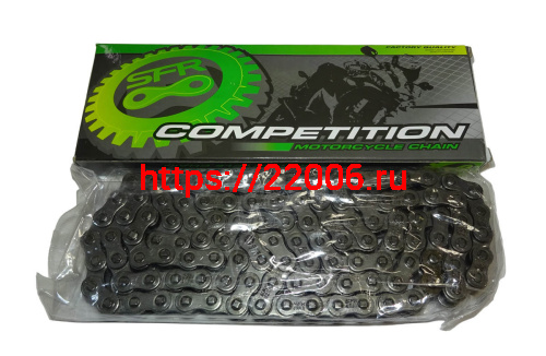 Цепь (428H) SFR -122 зв. приводная усиленная Баджадж Боксер 150 JV141004 (НАБОР) (аналог) Цепь (428H) SFR -122 зв. приводная усиленная Баджадж Боксер 150 JV141004 (НАБОР) (аналог)