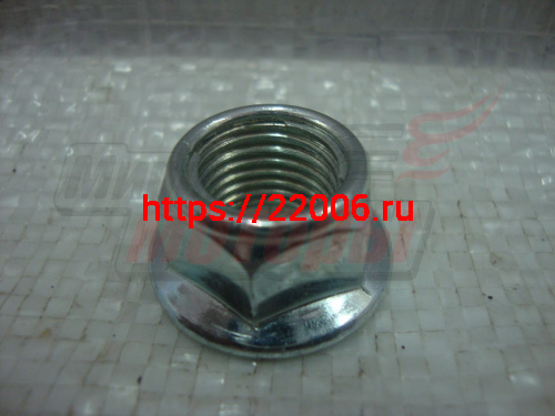 Гайка оси заднего колеса M14х1,5 OPTIMUS Гайка оси заднего колеса M14х1,5 OPTIMUS