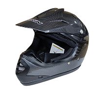 Шлем кроссовый KIRIN QL-B07, карбон, синий, размер L