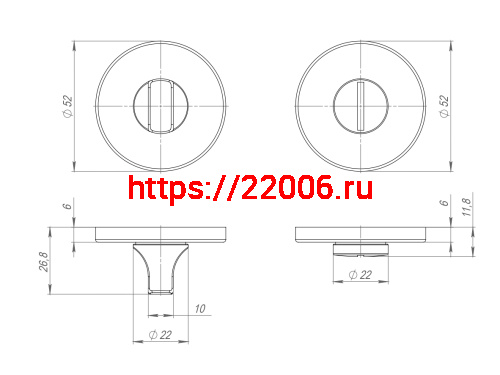 Ручка Punto (Пунто) поворотная BK6.R.ARC.R52 (BK6 ARC) SN-3 мат.никель фото 3 Ручка Punto (Пунто) поворотная BK6.R.ARC.R52 (BK6 ARC) SN-3 мат.никель фото 3