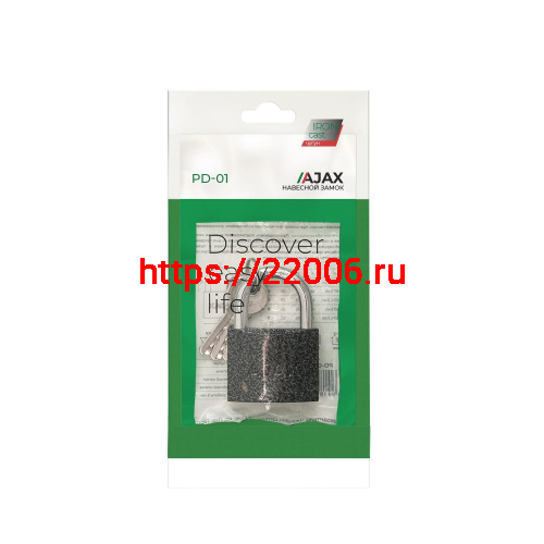Замок Ajax (Аякс) навесной PD-0138 (PD-01-38) 3 key англ. фото 2 Замок Ajax (Аякс) навесной PD-0138 (PD-01-38) 3 key англ. фото 2