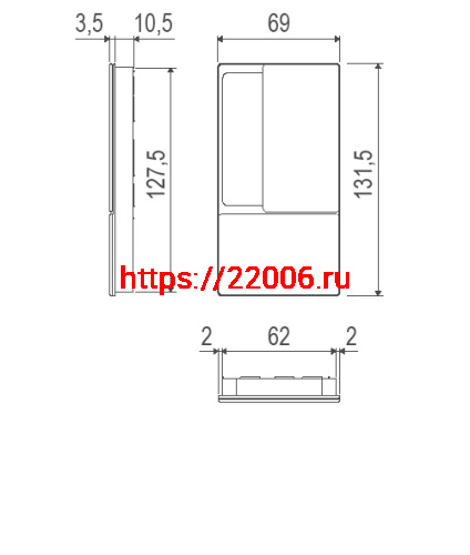 B30002.02.93 AGB (АГБ) Ручка WAVE под WC (черный), для раздвижных дверей фото 2 B30002.02.93 AGB (АГБ) Ручка WAVE под WC (черный), для раздвижных дверей фото 2
