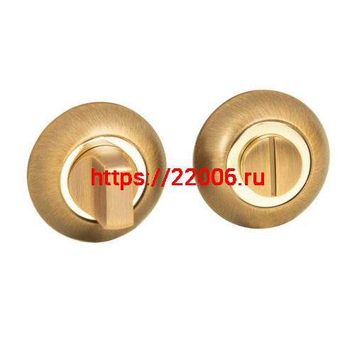 Ручка Fuaro (Фуаро) поворотная BK6.R.RM54 (BK6 RM) AB/GP-7 бронза/золото Ручка Fuaro (Фуаро) поворотная BK6.R.RM54 (BK6 RM) AB/GP-7 бронза/золото