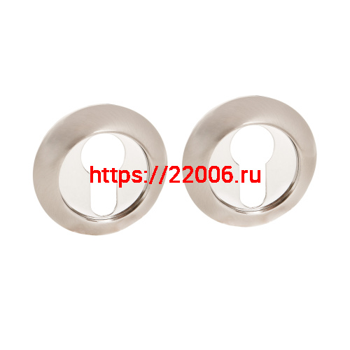 Накладка Fuaro (Фуаро) под цилиндр ET.R.RM54 (ET RM) SN/CP-3 матовый никель/хром Накладка Fuaro (Фуаро) под цилиндр ET.R.RM54 (ET RM) SN/CP-3 матовый никель/хром