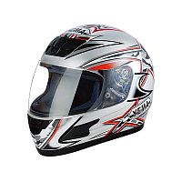 Мотошлем YM-802 серый (S) + дополнительное стекло синее