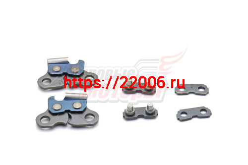 Ремкомплект цепи 0,404-1,6 RМ (2реж.зуба+2соед.звена+2планки) Ремкомплект цепи 0,404-1,6 RМ (2реж.зуба+2соед.звена+2планки)