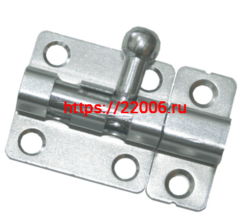 Задвижка накладная ЗТ7 цинк Задвижка накладная ЗТ7 цинк