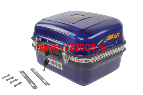 Кофр ALPHA (ящик задний) 28л. Ш.Г.В.: 36*28*23см. синий Кофр ALPHA (ящик задний) 28л. Ш.Г.В.: 36*28*23см. синий