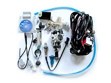 Инжектор для мотоцикла GN250 d-34 мм впускной закрытого типа (комплект для установки)