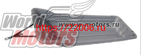 Сани волокуши "Классика-След" (Г) с отбойником, без накладок (в комплекте дышло с демпфером) Сани волокуши "Классика-След" (Г) с отбойником, без накладок (в комплекте дышло с демпфером)