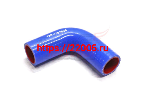 Патрубок насоса водяного ЗИЛ, силикон.,синий,армир. L205мм,d32мм. (HH009) Патрубок насоса водяного ЗИЛ, силикон.,синий,армир. L205мм,d32мм. (HH009)