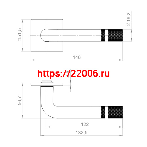 Ручка Armadillo (Армадилло) раздельная K.YM.CANNOLI AC-9 медь фото 4