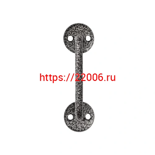 Ручка-скоба РС-80-3 пол. серебро (пакет) фото 2