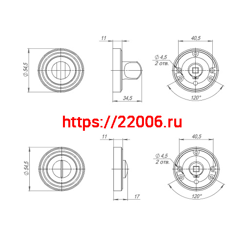 Ручка Punto (Пунто) поворотная BK6 ML ABG-6 зеленая бронза фото 3 Ручка Punto (Пунто) поворотная BK6 ML ABG-6 зеленая бронза фото 3