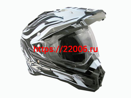 Мотошлем THH TX-27№1 white/black (XL)