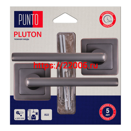 Ручка Punto (Пунто) раздельная LM/A K.QR52.PLUTON/HD ABL-28 медь